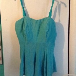 Tankini Peplum Swim Top